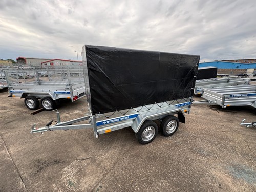 Car trailer 8x4 - 8x4, axle