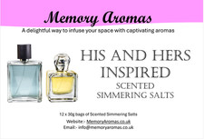 12 x Highly Scented Sizzlers/Simmering Granules/Crystals His and Hers Inspired