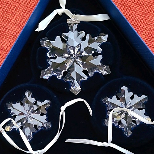 Swarovski crystal snowflake - crystal,