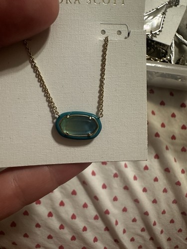 Kendra scott blue enamel - blue, glass