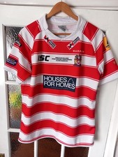 ISC Wigan Warriors 2014 World Club Challenge Shirt Size Large