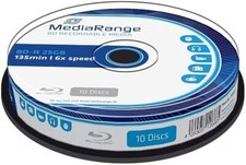 10 Mediarange Blu Ray 6x NON
