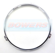 Lucas Type Chrome 7" Headlight Headlamp Retaining Rim Ring Austin Morris MG Mini