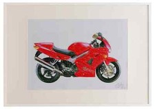 Honda VFR800FI 2000 A3 framed