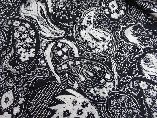 Vintage hippy black white - vintage,