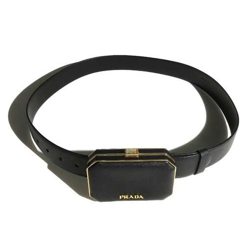 Prada saffiano leather belt - saffiano,