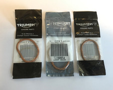 3 Genuine Triumph Exhaust Header Manifold Gaskets Daytona Street Triple 675 765