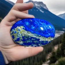 Lapis Lazuli Palm Stone