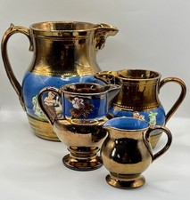 Copper Lustreware Jugs
