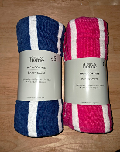 Pack striped beach towels - pack, of