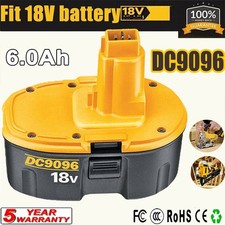 New 6.0Ah DE9098 Battery For