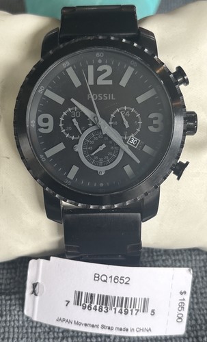 Fossil gage chronograph black - gage,