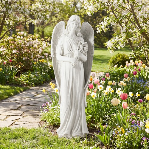 Large garden angel statue - 45",