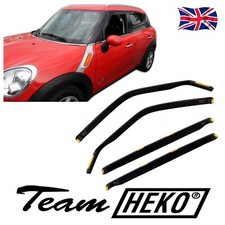 Heko Wind Deflectors For Mini Cooper 5-Door 2011-2014 4PC Tinted