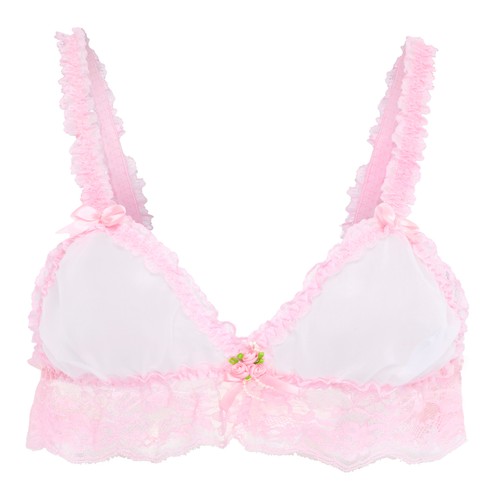 Satini sissy frilly - satini,