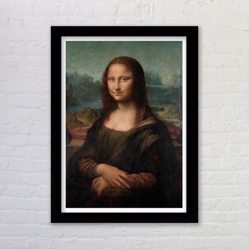 Framed mona lisa - mona, by