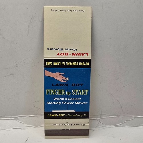 Vintage matchbook cover - matchbook,