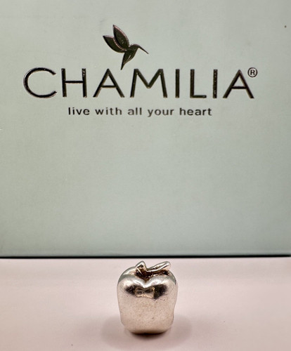 Chamilia silver apple charm - silver,