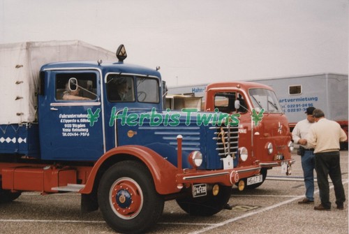 Original photo truck büssing - photo,