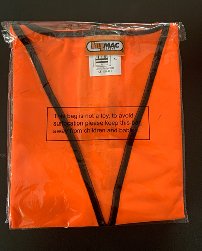 Hymac safety vis orange - hymac,