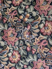 Vintage floral thick cotton