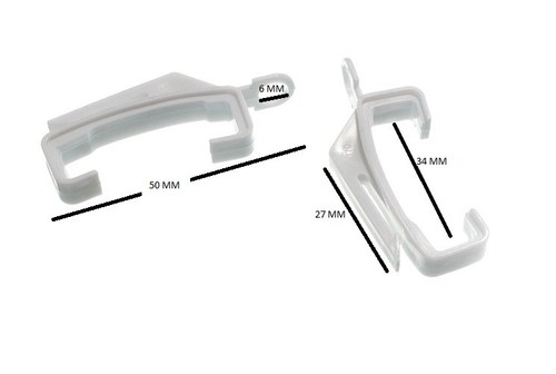 Curtain rod rail - rail, glide