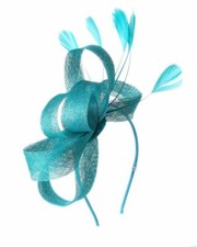 Sinamay Looped Feather