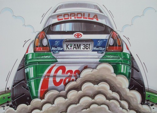Toyota corolla rally classic - corolla, rally.
