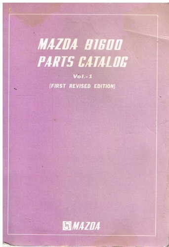 Mazda b1600 series pick - series, pick-up