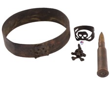 Skull Bones Ring Bracelet