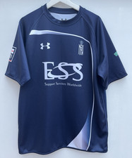 Royal Navy Rugby Shirt Under Armour Blue Short Sleeve Mens Large L