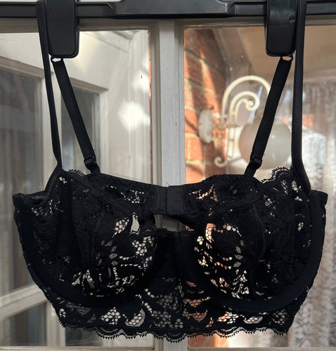 Perla black lace underwired - la,