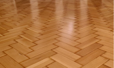 Hardwood parquet flooring