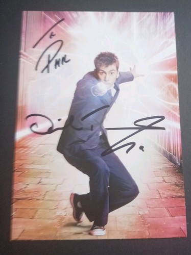 David tennant signed doctor - david,