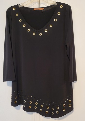 Belldini black top blouse - black, top/blouse