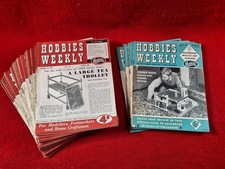 Job Lot HOBBIES WEEKLY Magazines : 51 Issues 1955 Inc Plans : See Desc for List