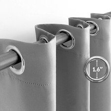 100% Blackout Curtains Eyelet