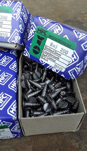 Steel wood screws - x, 8