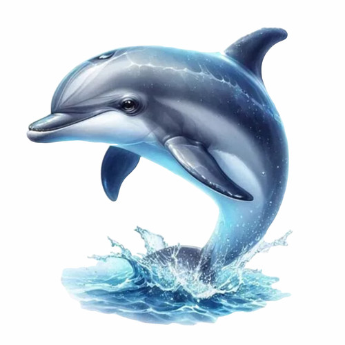 Dolphin stickers aquatic - stickers,