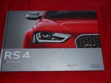 2014 Audi RS 4 B8 8K Avant Hardback Brochure Brochure Depliant Folleto