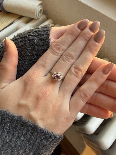 Elegant vintage 14k white - vintage, gold