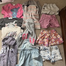 Bundle Of Clothes For Girls Black Size 4-5-6-7 Years Old Winter