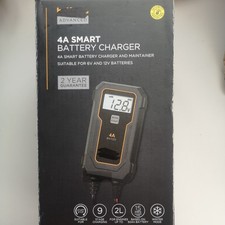 Halfords Advanced 4A Smart Battery Charger RRP £35 TESTED Item