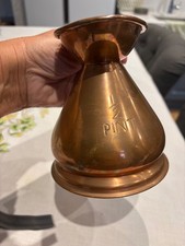 VINTAGE COPPER JUG 1/2 PINT MEASURING POT