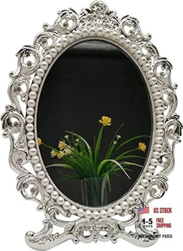 Antique small table decor - small,