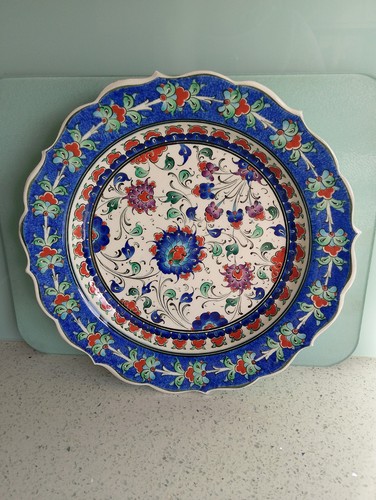 Vintage kutahya charger - kutahya,