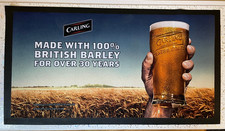 Carling Bar Runner Large Home Bar Beer Mat Man Cave Accessories Pub 44 cm