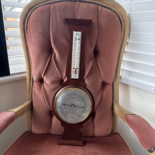 1990s mahogany banjo barometer - banjo,