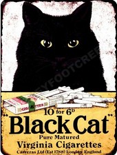 Black Cat Cigarettes 9" x 12"