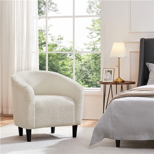 Tub chair armchair - chair, boucle